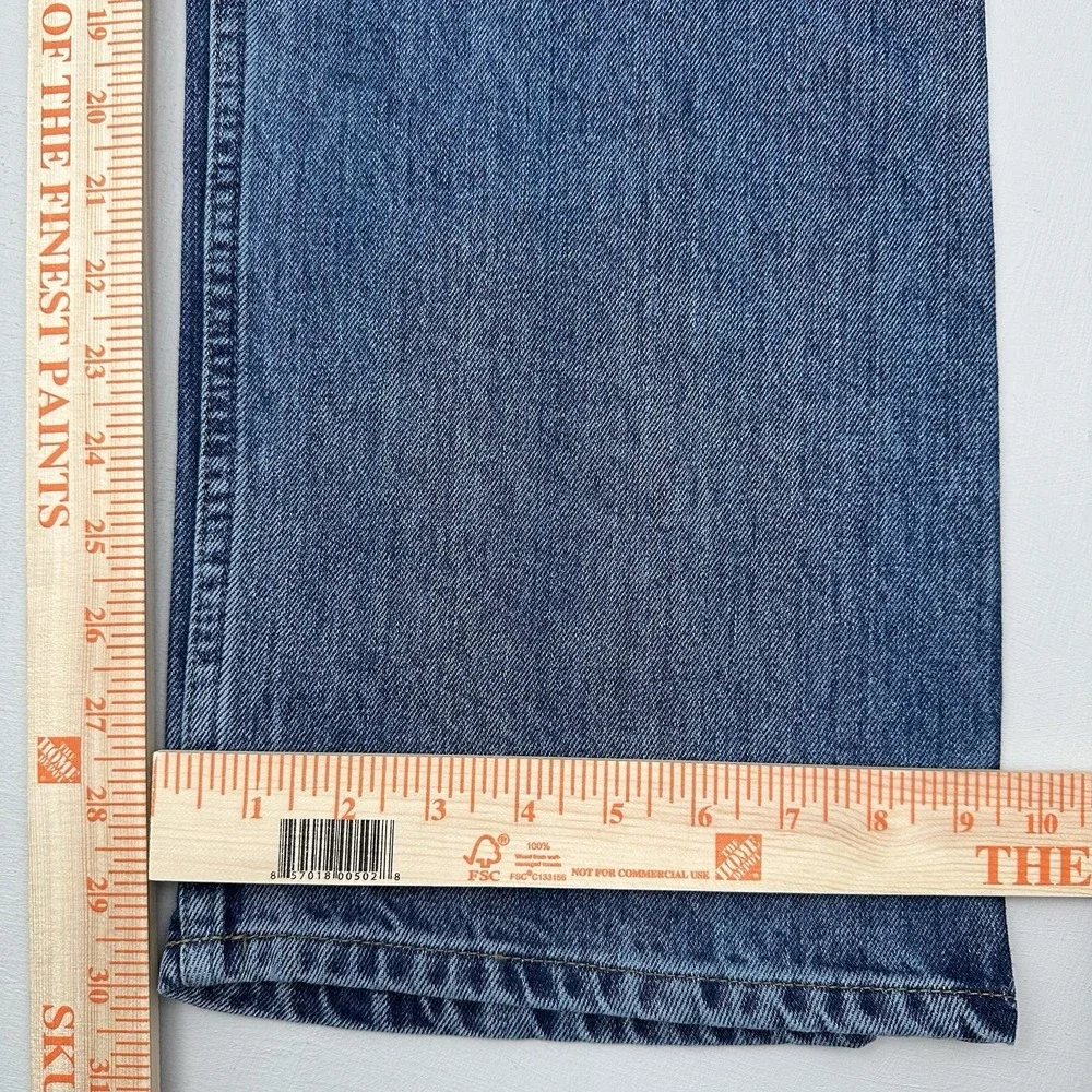 NEW VTG Old Navy Baggy Wide Leg Jeans Actual 32x30 Medium Wash Skater Rave Y2K